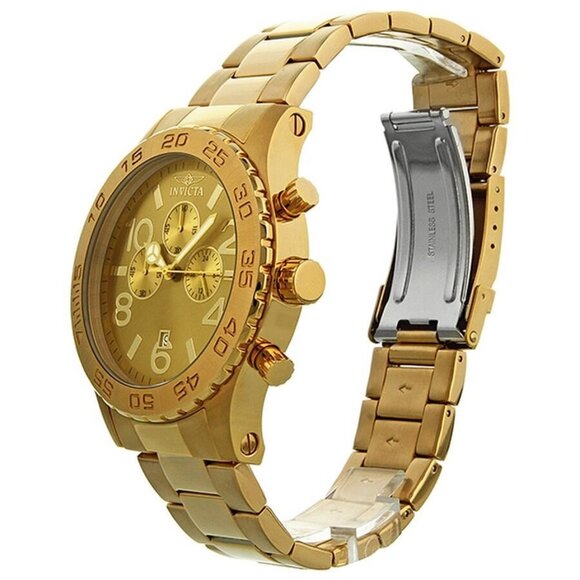 NWT Authentic Invicta Elegant Ocean Champagne Dial Men's Watch - Picture 2 of 7